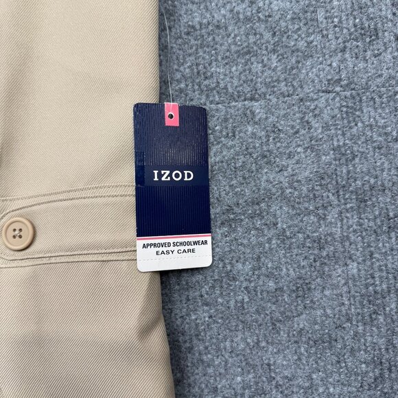 IZOD Approved Schoolwear Sleeveless Jumper Dress Uniform Girls 14 Khaki NEW - Picture 8 of 11